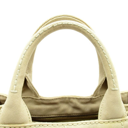 Prada Canapa Tote TPM Canvas Beige — view 2