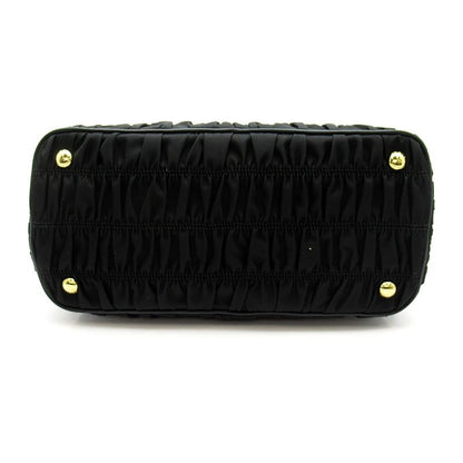 Prada Gather Handbag Nylon Black — view 6