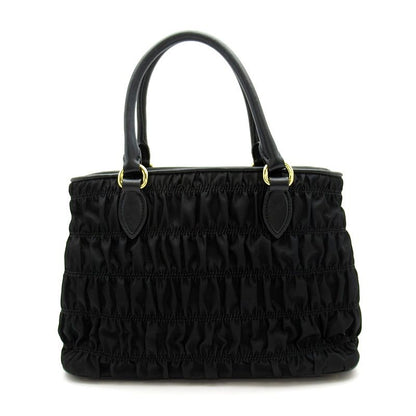 Prada Gather Handbag Nylon Black — view 4