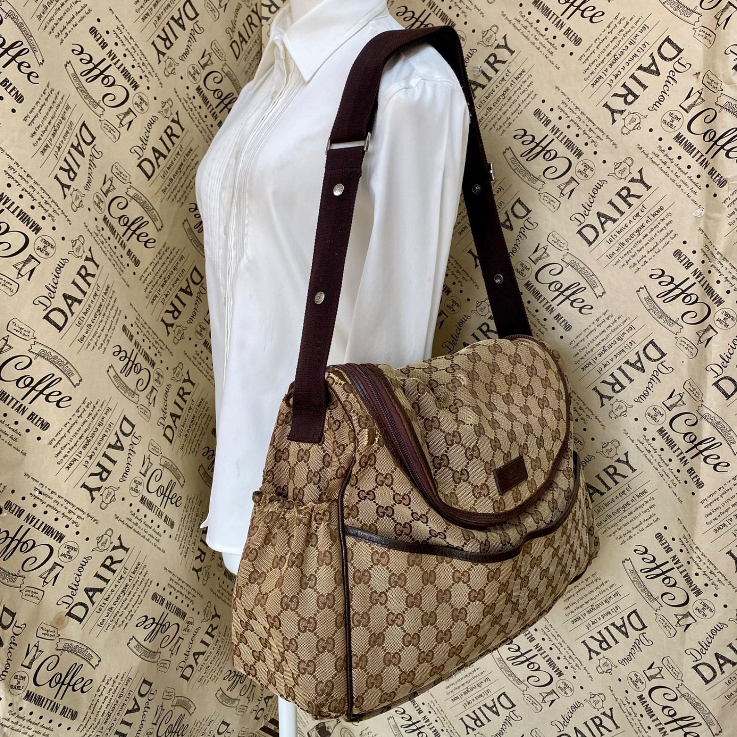 Gucci GG Canvas Mother's Bag — view 3