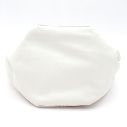 Bottega Veneta Mini Double Knot Handbag Leather White — view 6