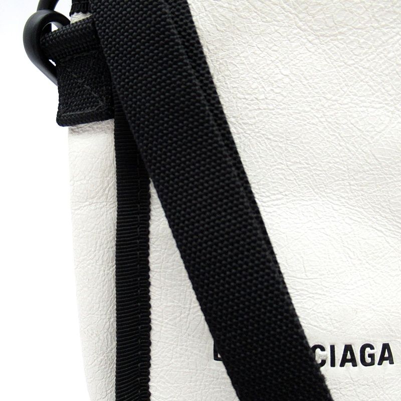 Balenciaga Explorer Cross Belt Bag Leather White — view 2