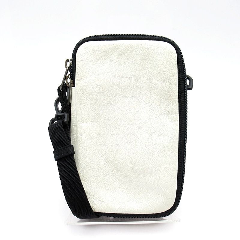 Balenciaga Explorer Cross Belt Bag Leather White — view 4