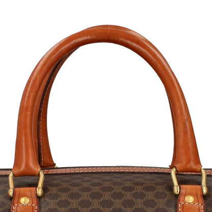 Celine Macadam Boston Bag Leather Brown — view 2