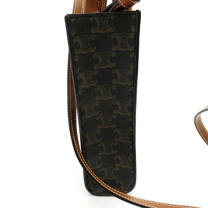 Celine Mini Vertical Cabas Leather Tote Tan — view 3