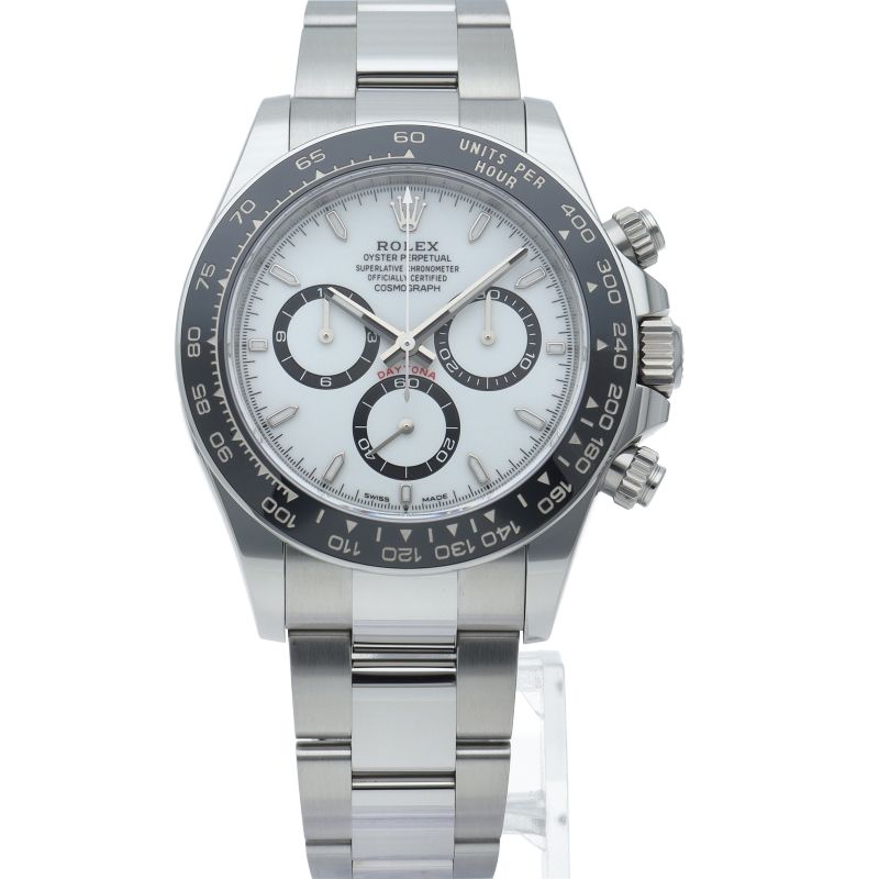 Rolex Cosmograph Daytona Watch SS Ceramic White Polished — view 2