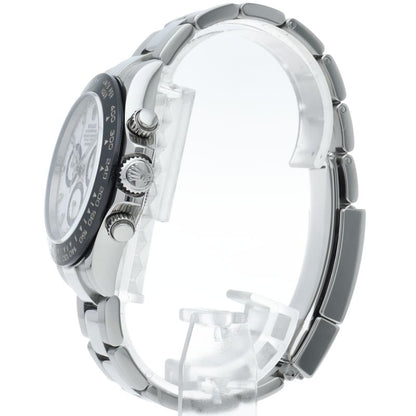 Rolex Cosmograph Daytona Watch Box SS Ceramic White Polished — view 3