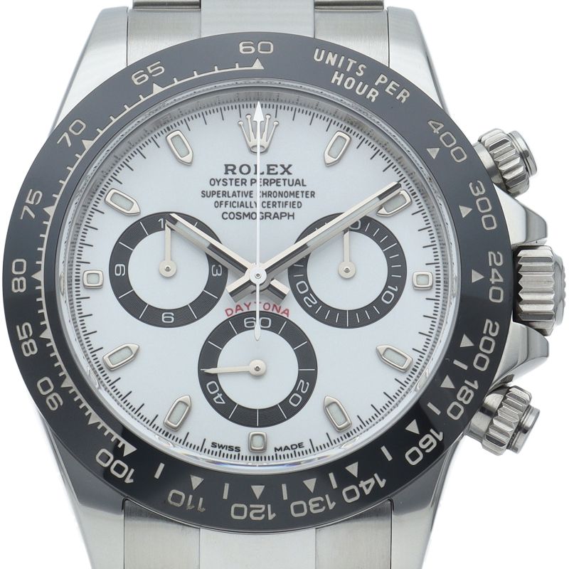 Rolex Cosmograph Daytona Watch Box SS Ceramic White