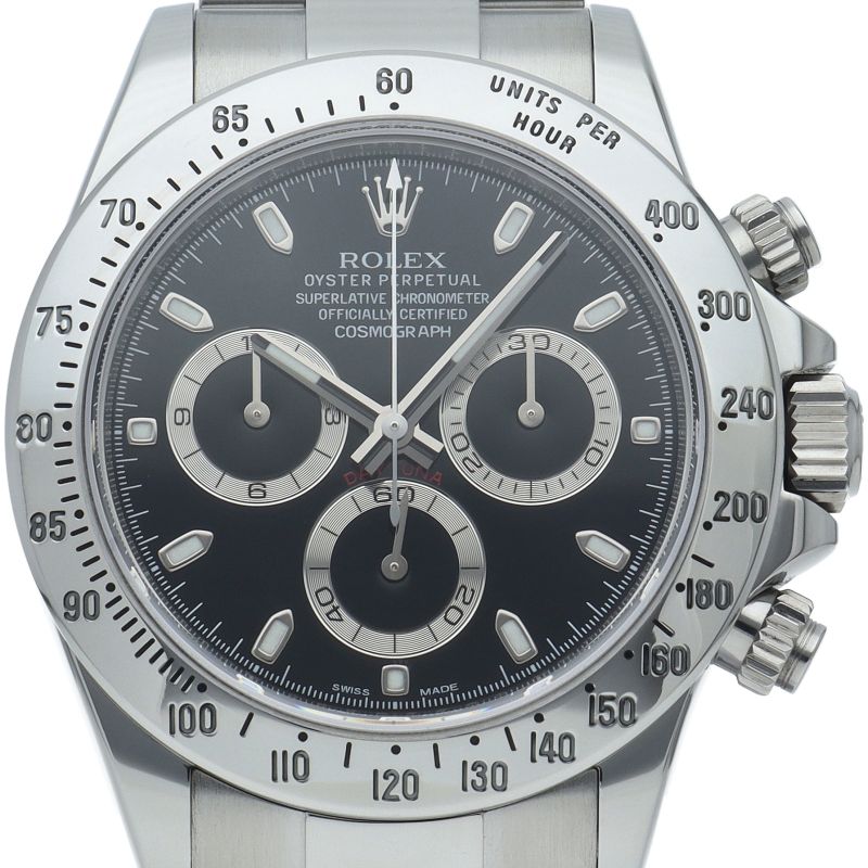 Rolex Cosmograph Daytona Watch Buckle Box SS Black Specification