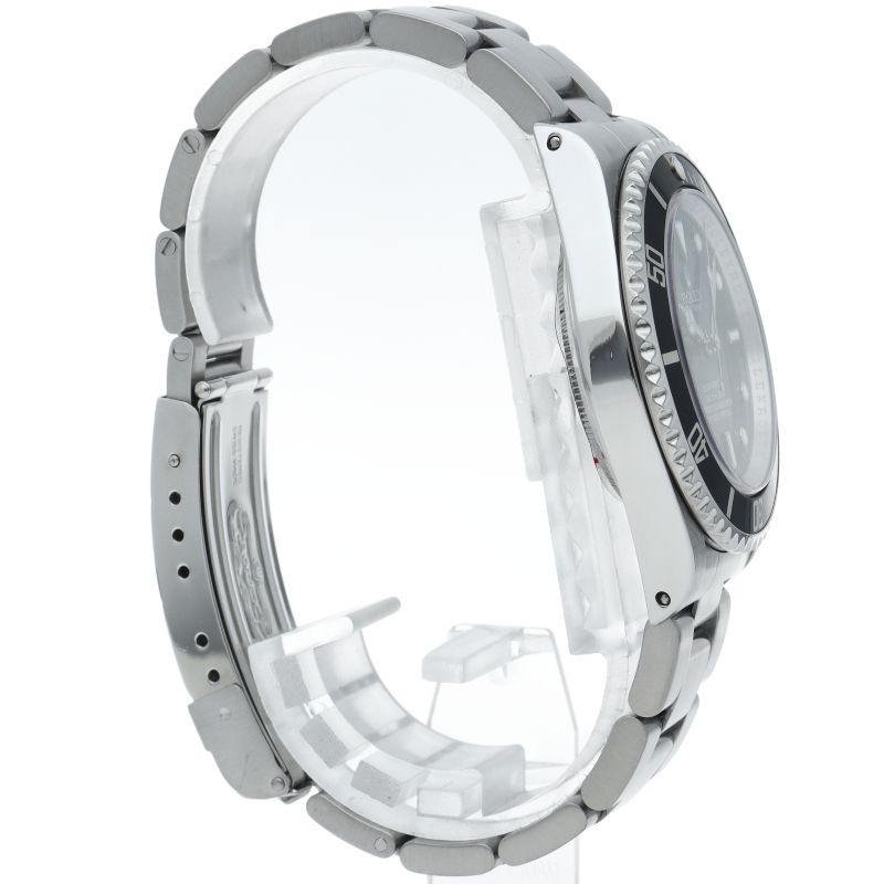 Rolex Submariner Chronometer Box SS Watch Black Polished — view 4