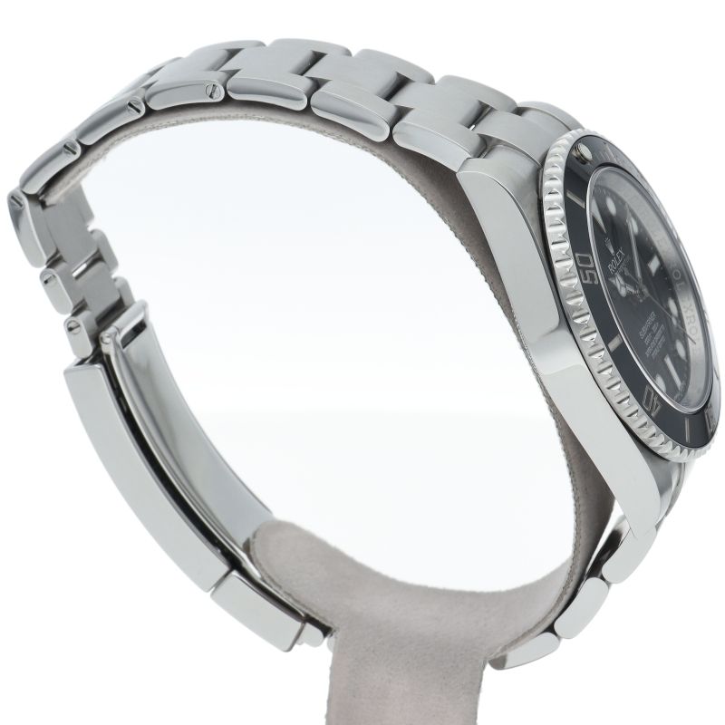 Rolex Submariner Watch Mirror Buckle International Service SS Black — view 4