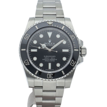 Rolex Submariner Watch Mirror Buckle International Service SS Black — view 2
