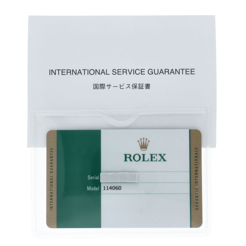 Rolex Submariner Watch Mirror Buckle International Service SS Black — view 6