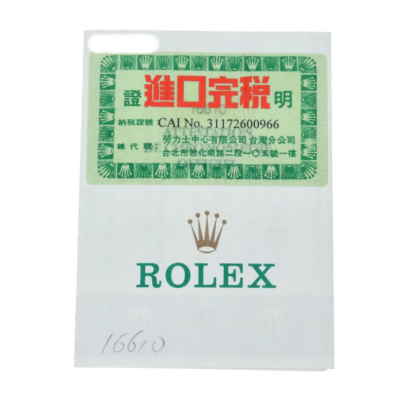 Rolex Submariner Date Tritium SS Watch Black Polished — view 6