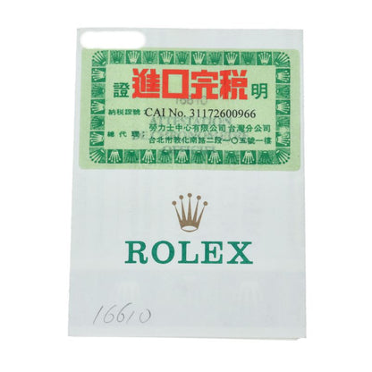 Rolex Submariner Date Tritium SS Watch Black Polished — view 6