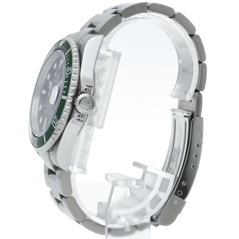 Rolex Submariner Date Green Roulette International Service SS Watch Black — view 3