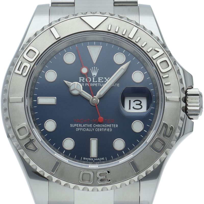 Rolex Yottomar Star 40 Watch Blue Box PT SS Polished