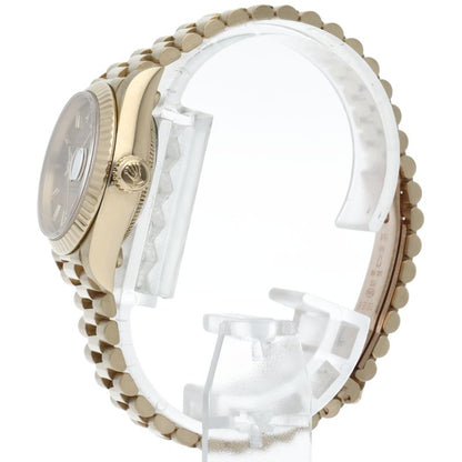 Rolex Datejust Watch 18k Yellow Gold Chien Pankara Polished — view 3