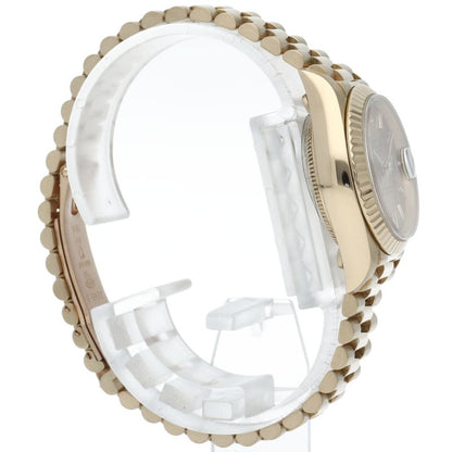 Rolex Datejust Watch 18k Yellow Gold Chien Pankara Polished — view 4
