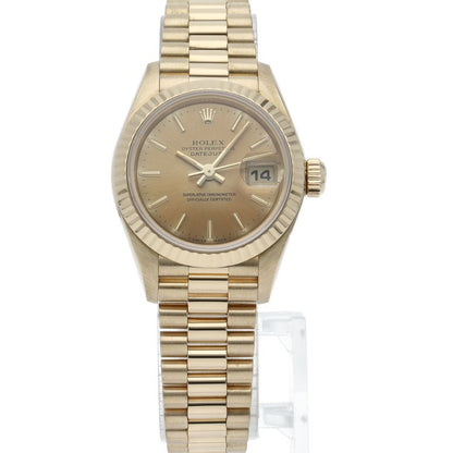 Rolex Datejust Watch 18k Yellow Gold Chien Pankara Polished — view 2