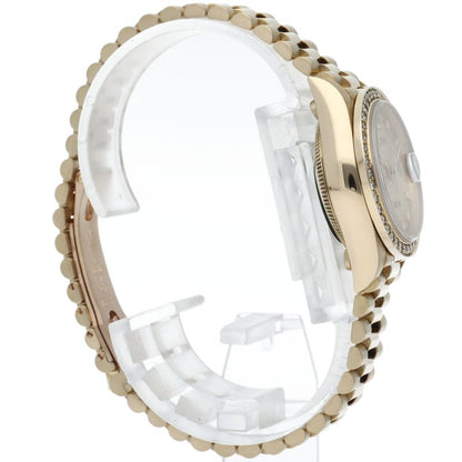Rolex Datejust Watch Diamond Bezel Computer Dial 18k Yellow Gold les — view 4
