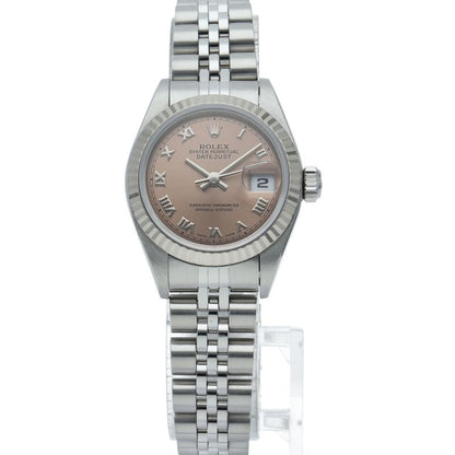 Rolex Datejust Watch 18k White Gold SS Pink Polished Beauty — view 2