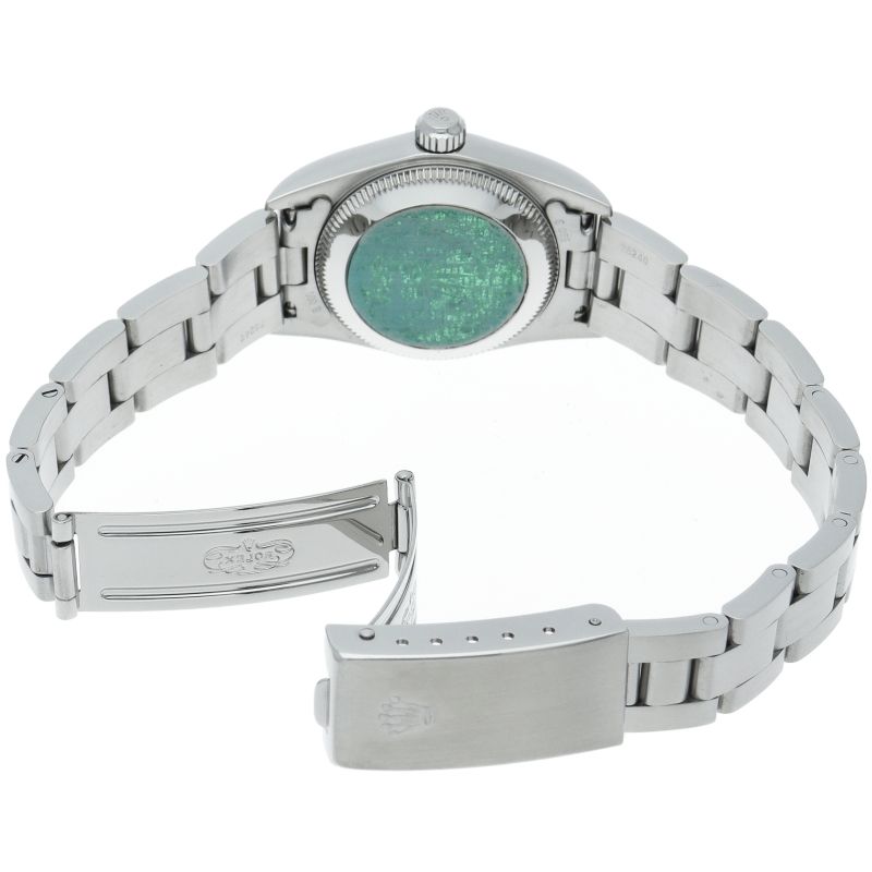 Rolex Oyster Perpetual Watch Box SS Black Polished 20 — view 5