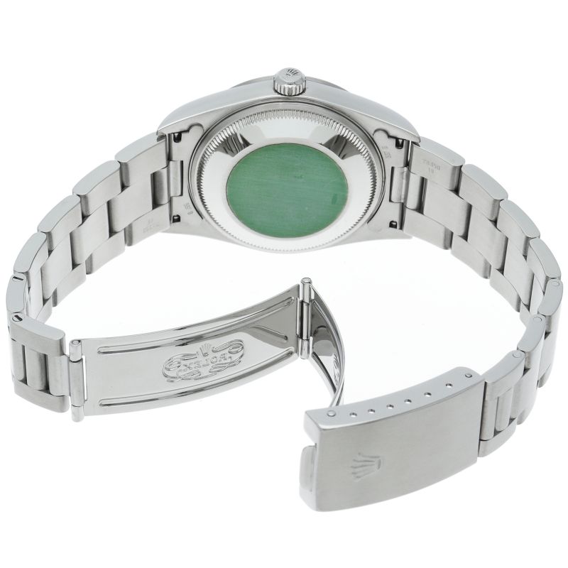 Rolex Oyster Perpetual Date Watch SS Silver Polished — view 5