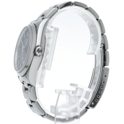 Rolex Air King SS Watch Black Polished — view 3