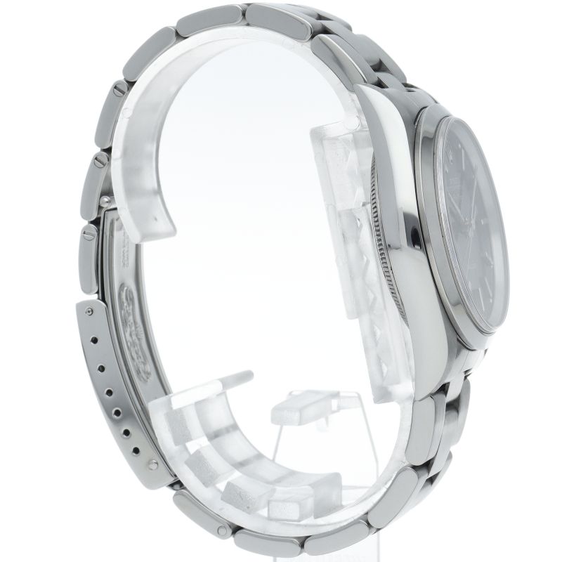 Rolex Air King SS Watch Black Polished — view 4