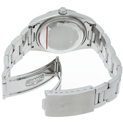 Rolex Air King SS Watch Black Polished — view 5