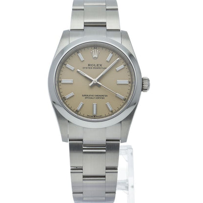 Rolex Oyster Perpetual 34 Watch Beige Box SS Not Yet — view 2