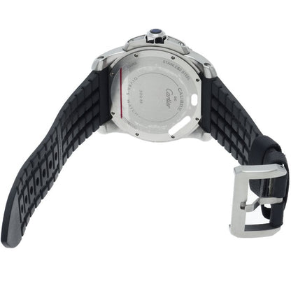 Cartier Caliber de Diver Watch SS Lava Blue Polished — view 5