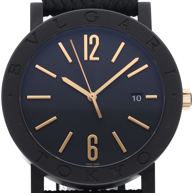 Bvlgari Watch 41 mm Cities Special Edition Tokyo Box Band