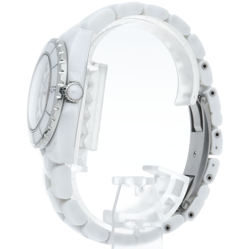 Chanel Watch 33 mm Diamond Box Ceramic White Polished — view 3