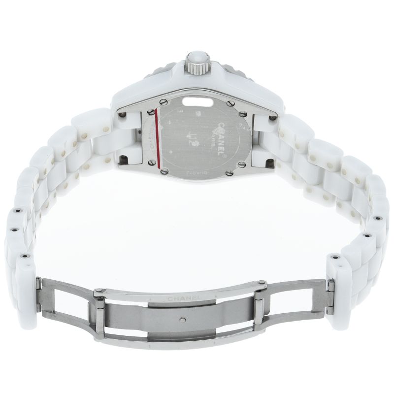 Chanel Watch 33 mm Diamond Box Ceramic White Polished — view 5