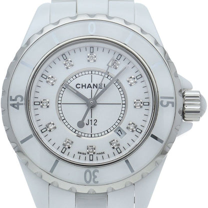Chanel Watch 33 mm Diamond Box Ceramic White Polished