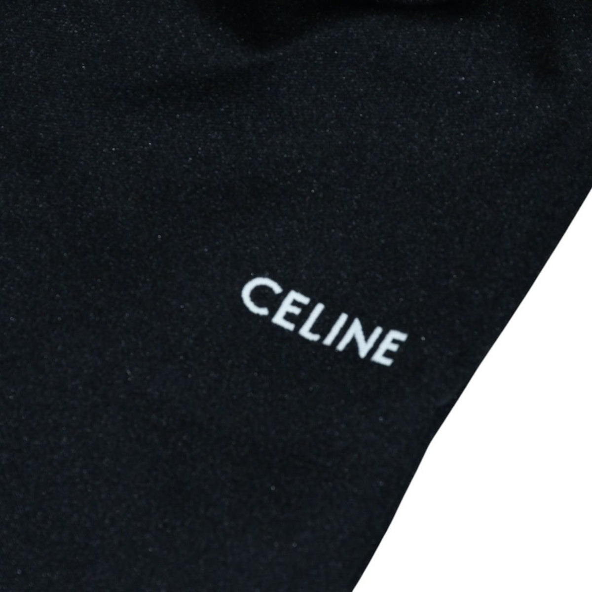 Celine Straight Double Faced Jersey Jogger Pants Black — view 5