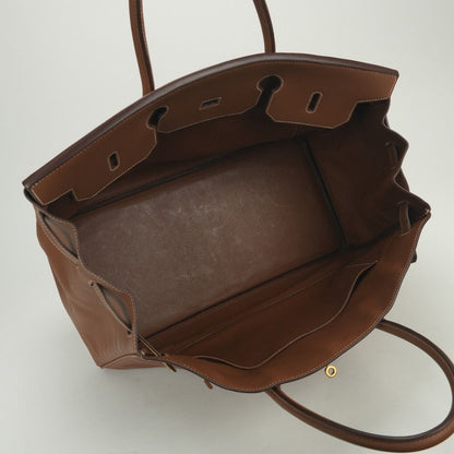 Hermes Birkin 40 Tote Courchevel Gold Brown — view 9