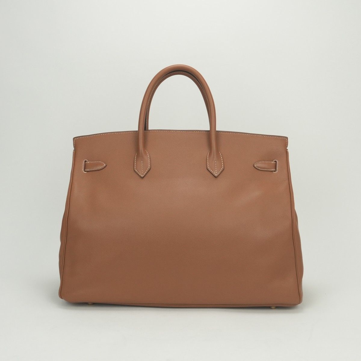 Hermes Birkin 40 Tote Courchevel Gold Brown — view 3