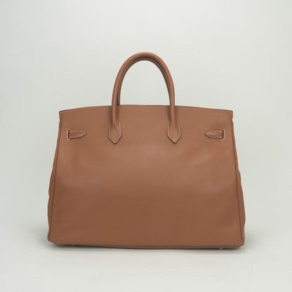 Hermes Birkin 40 Tote Courchevel Gold Brown — view 3