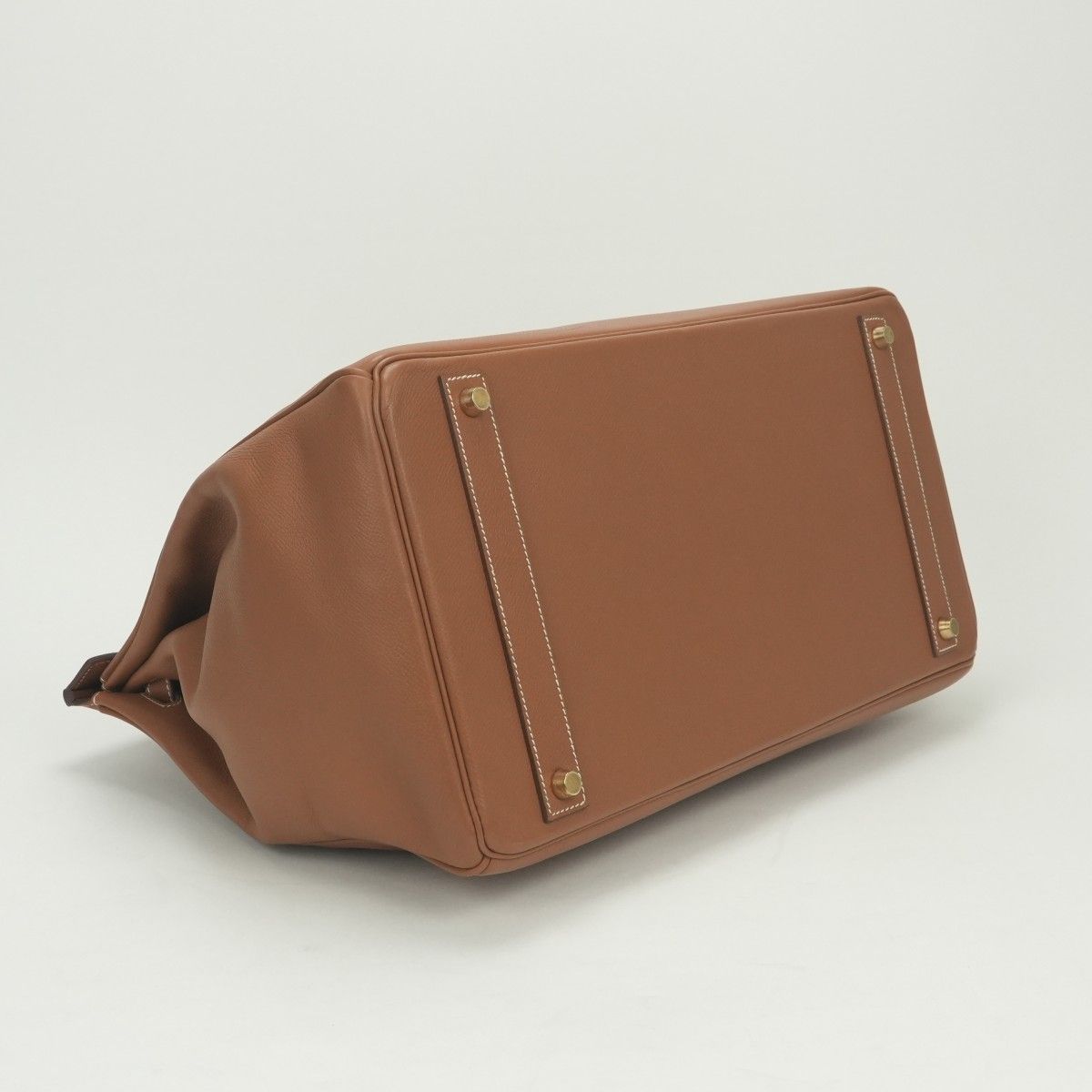 Hermes Birkin 40 Tote Courchevel Gold Brown — view 6