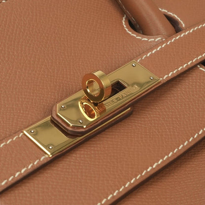 Hermes Birkin 40 Tote Courchevel Gold Brown — view 7