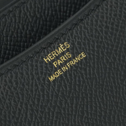 Hermes Constance 3 Mini 18 Shoulder Bag Epsom Noir Black Rose Gold Veau — view 8