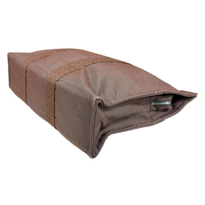 Hermes Tote MM Her Line Canvas Brown — view 6