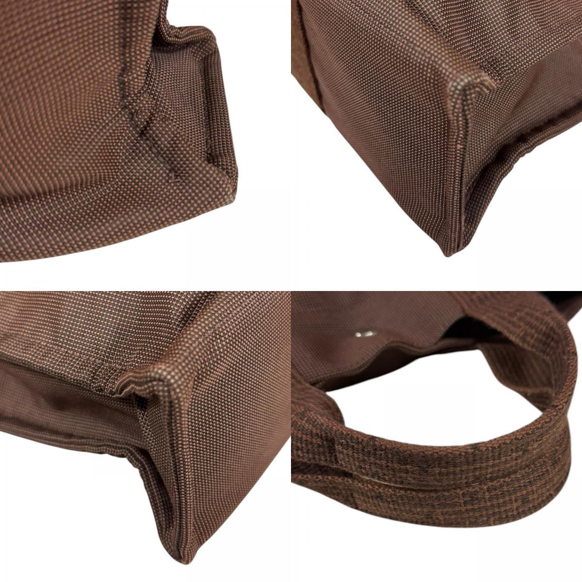 Hermes Tote MM Her Line Canvas Brown — view 9