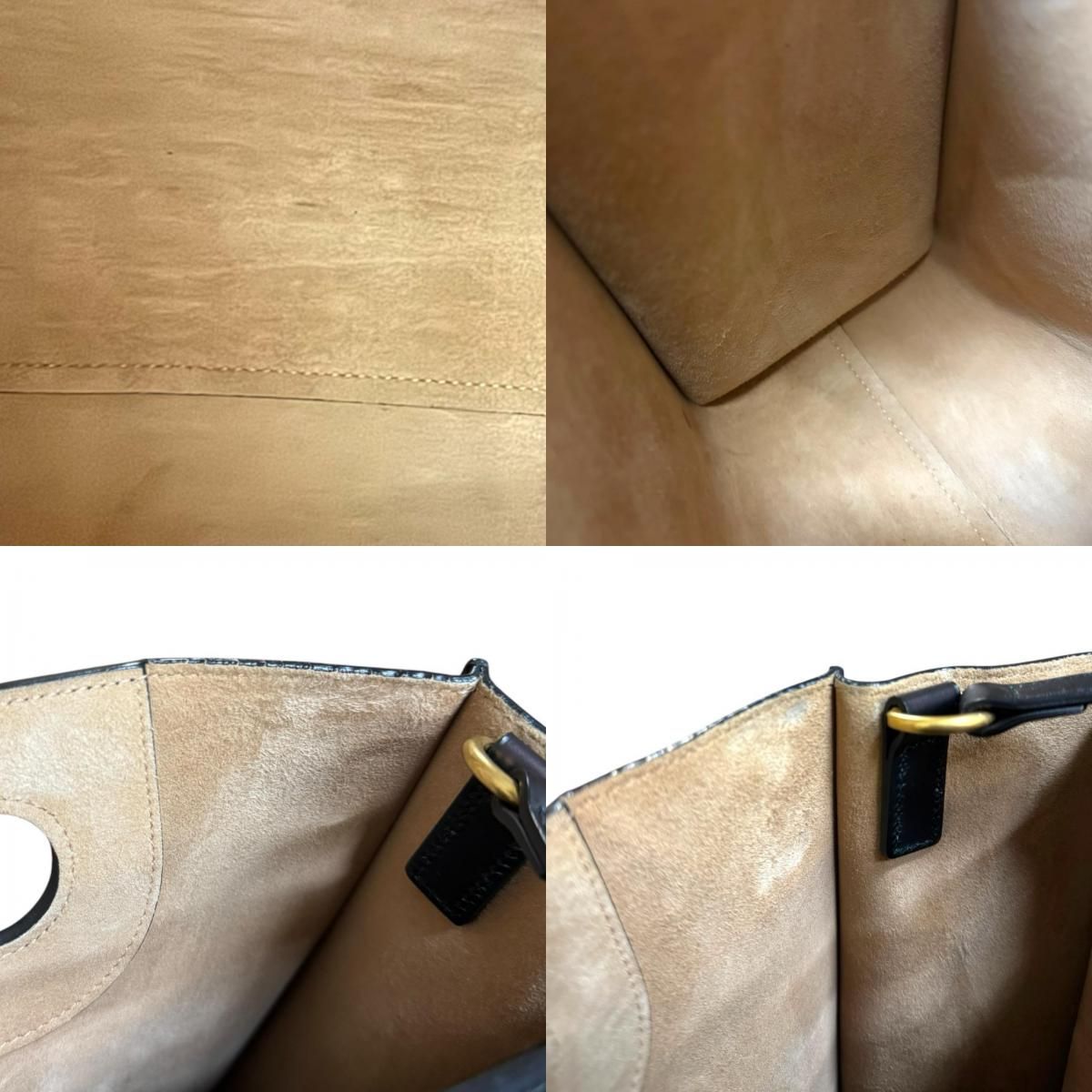 Gucci Ghost Shoulder Bag Leather Black — view 8