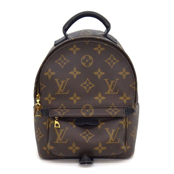 Louis Vuitton Backpack Palm Springs Mini Brown Monogram Canvas Leather