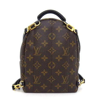 Louis Vuitton Backpack Palm Springs Mini Brown Monogram Canvas Leather — view 2
