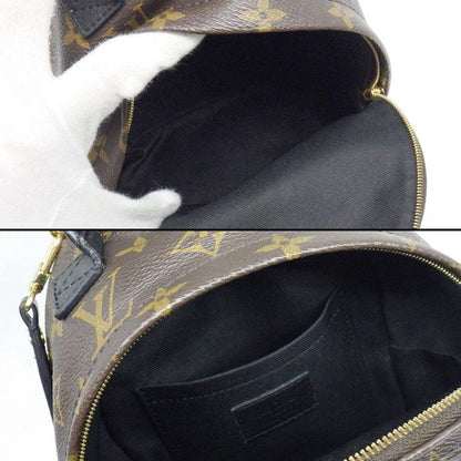 Louis Vuitton Backpack Palm Springs Mini Brown Monogram Canvas Leather — view 5